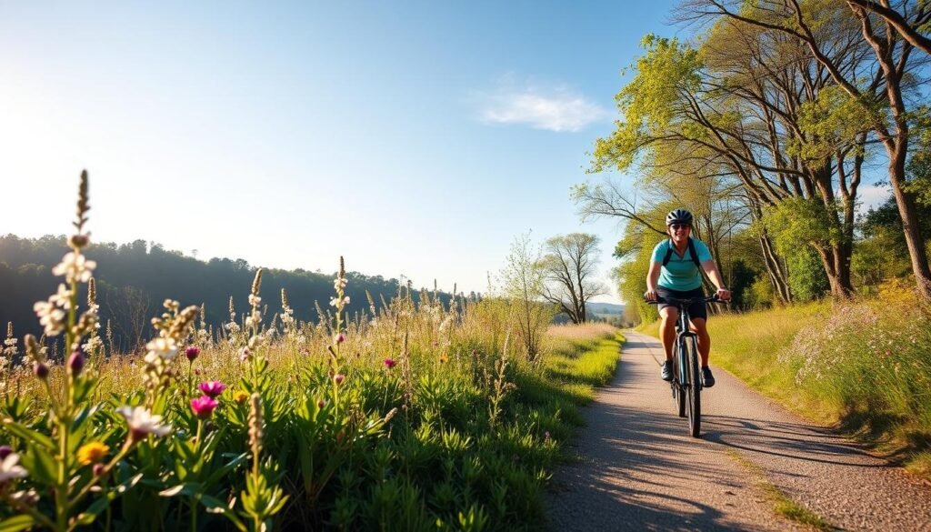 Cycling for cardiovascular exercise