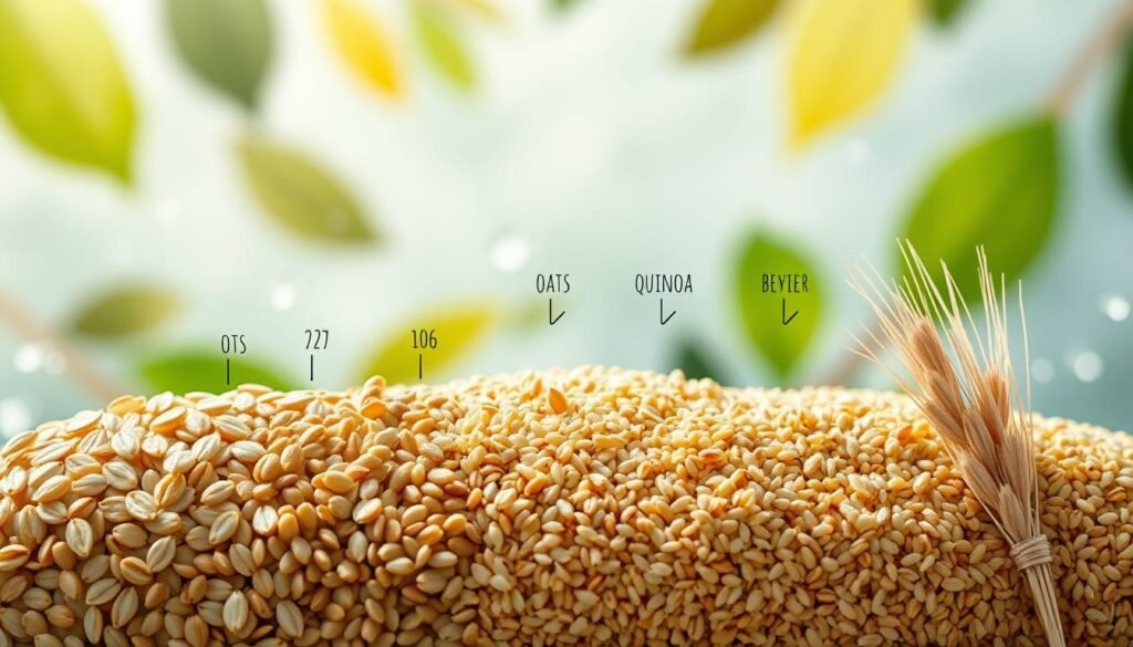 Glycemic index of whole grains