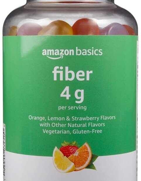 Boost Your Digestive Health: A Review of Amazon Basics Fiber Gummies!