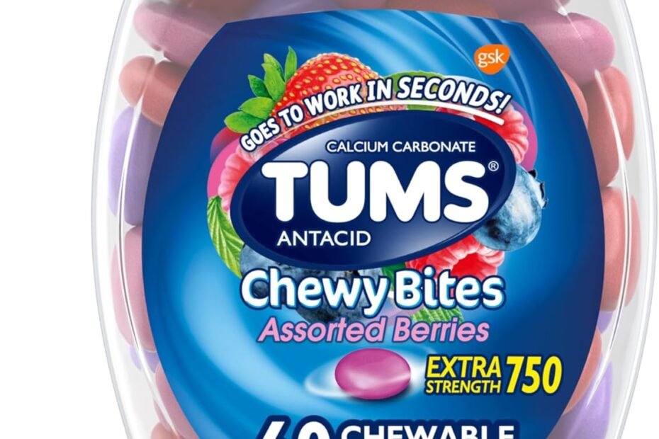 Sweet Relief: TUMS Chewy Bites for Heartburn & Indigestion