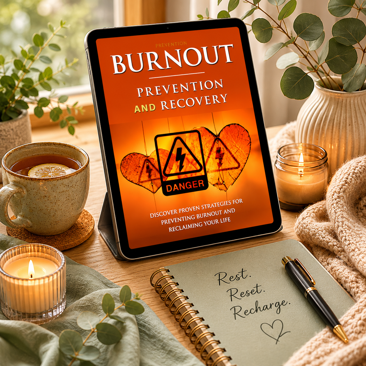 Burnout Prevention and Recovery eBook cover placeholder