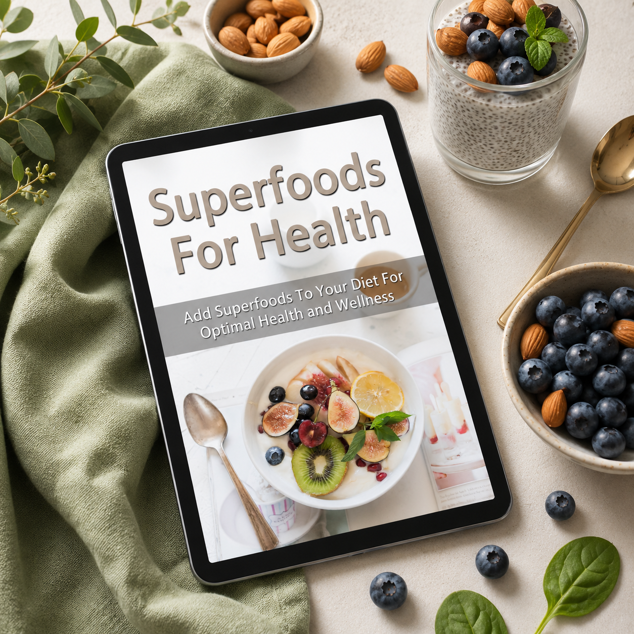 Superfoods for Health eBook digital guide cover placeholder